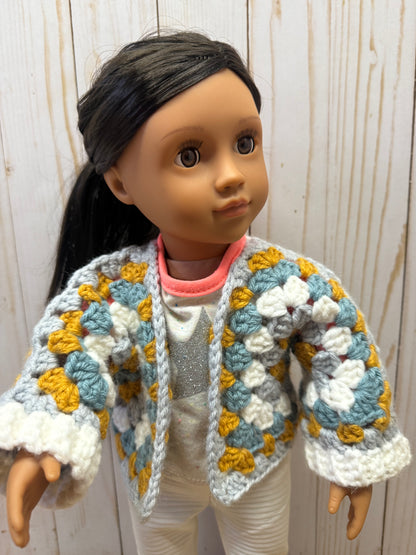 Golden Frost Doll Cardigan