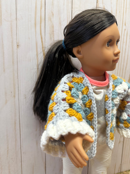 Golden Frost Doll Cardigan