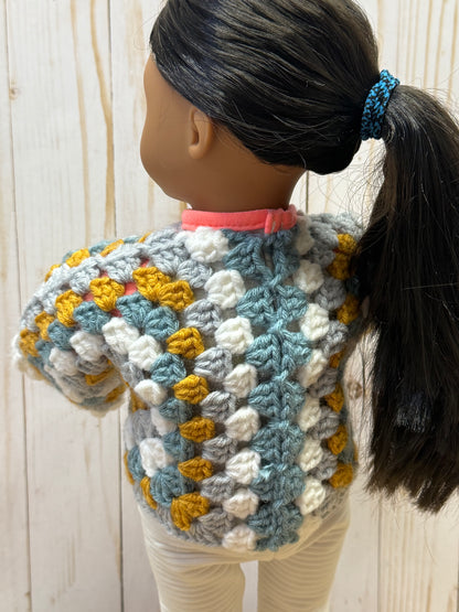 Golden Frost Doll Cardigan